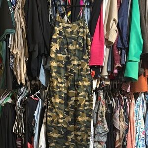 Camo Women’s One Piece midi dress